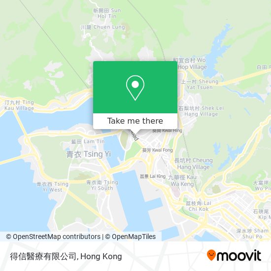 得信醫療有限公司 map