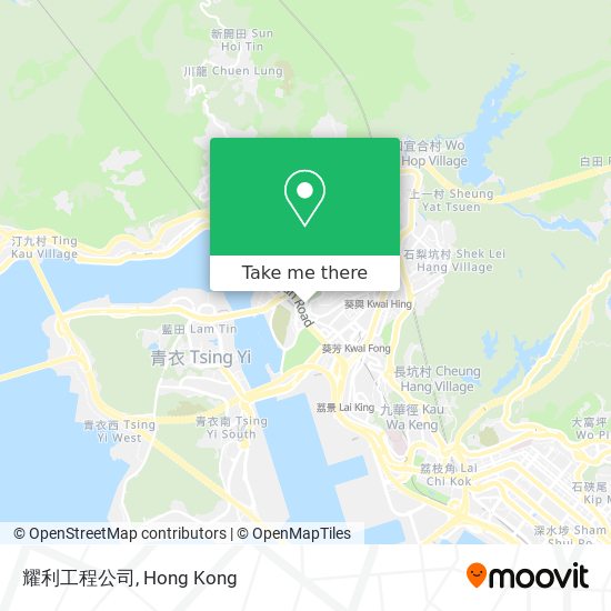 耀利工程公司 map