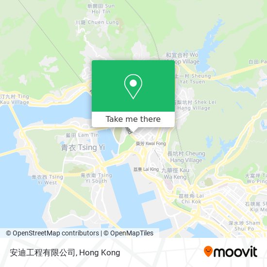 安迪工程有限公司 map