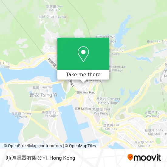 順興電器有限公司地圖