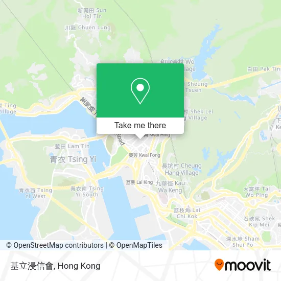 基立浸信會地圖