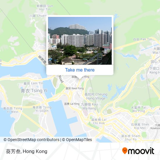 葵芳叁地圖