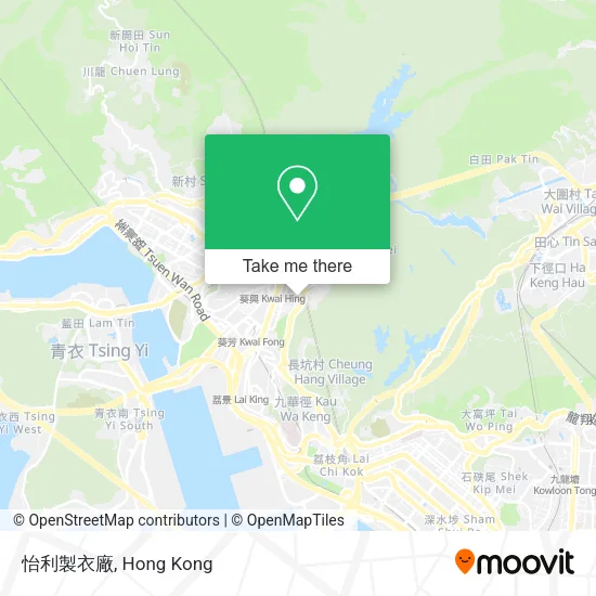 怡利製衣廠地圖