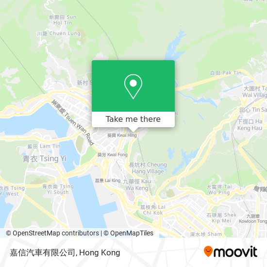 嘉信汽車有限公司 map