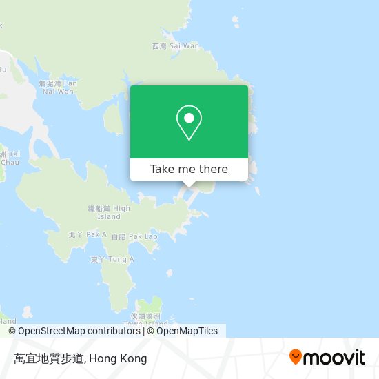 萬宜地質步道 map