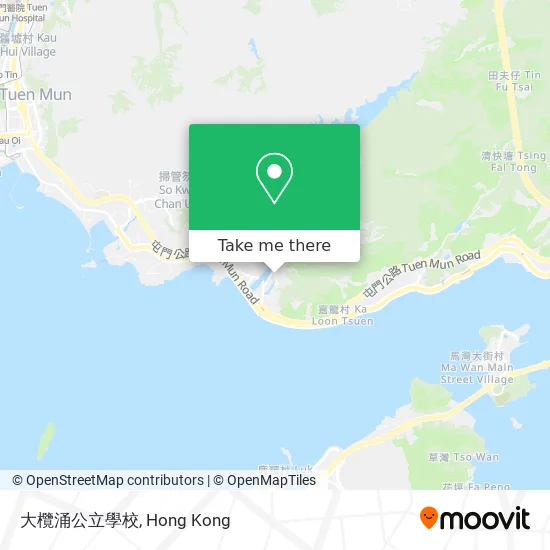 大欖涌公立學校地圖