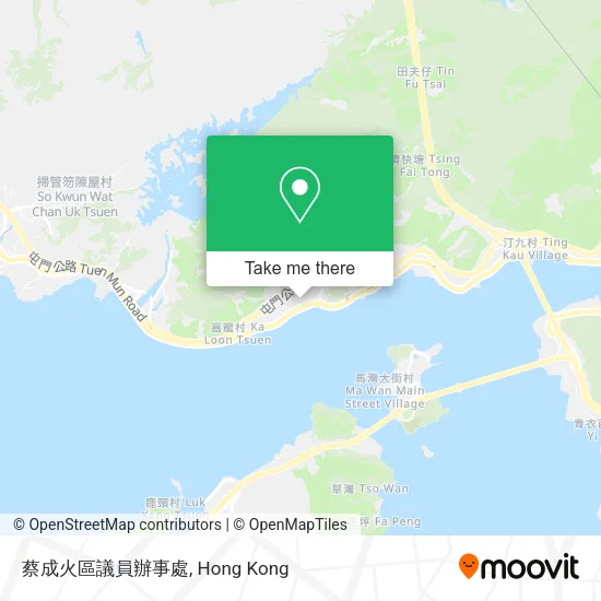 蔡成火區議員辦事處地圖