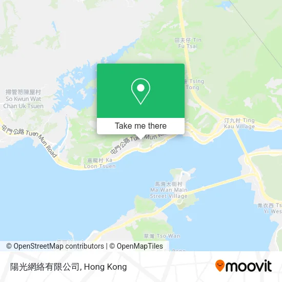 陽光網絡有限公司 map
