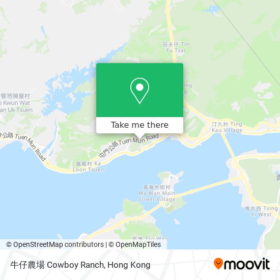 牛仔農場 Cowboy Ranch map