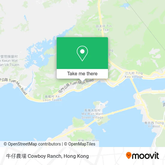 牛仔農場 Cowboy Ranch map