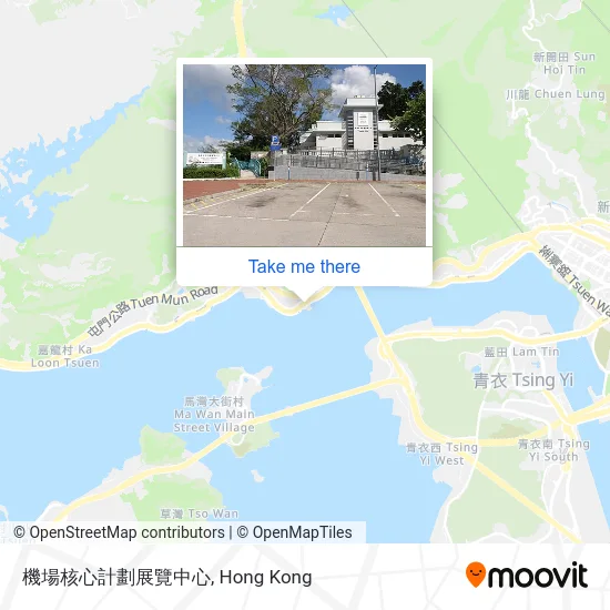 機場核心計劃展覽中心 map