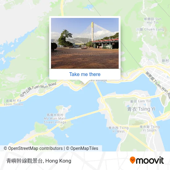 青嶼幹線觀景台 map