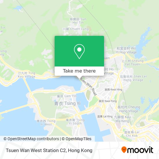 Tsuen Wan West Station C2 map