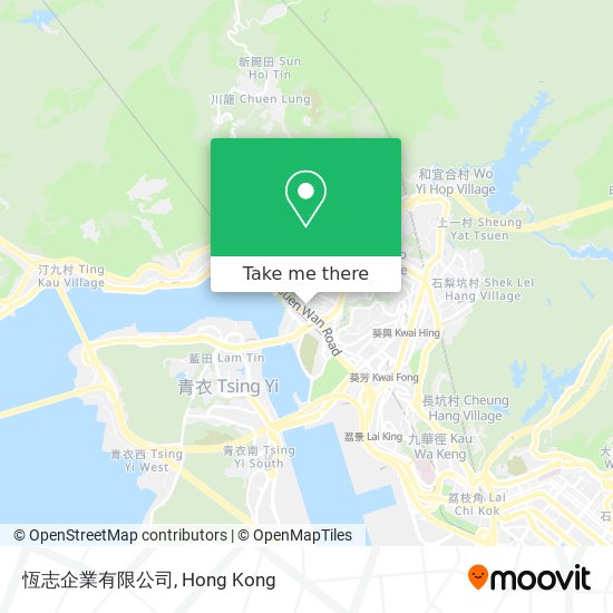 恆志企業有限公司 map