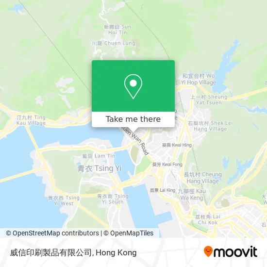 威信印刷製品有限公司 map