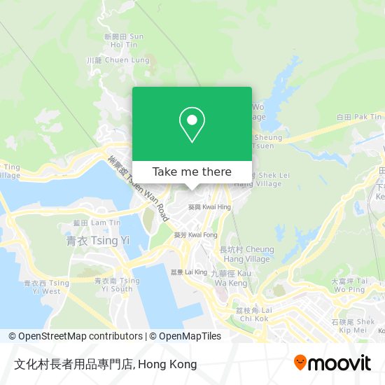 文化村長者用品專門店地圖