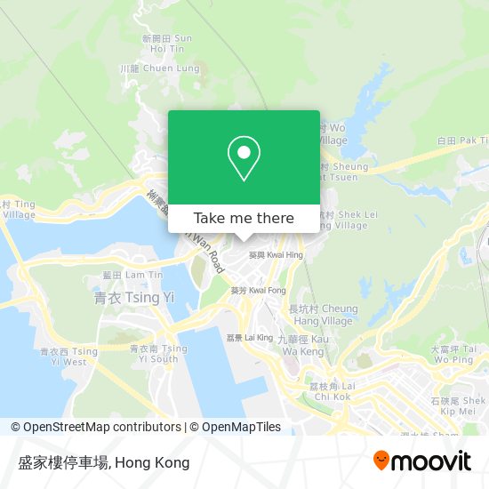 盛家樓停車場 map