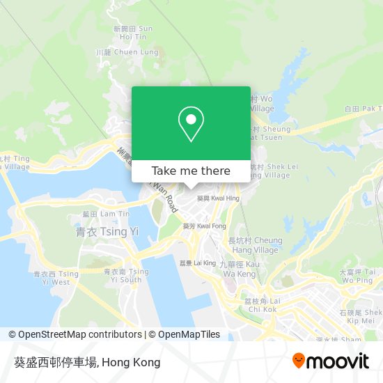 葵盛西邨停車場 map