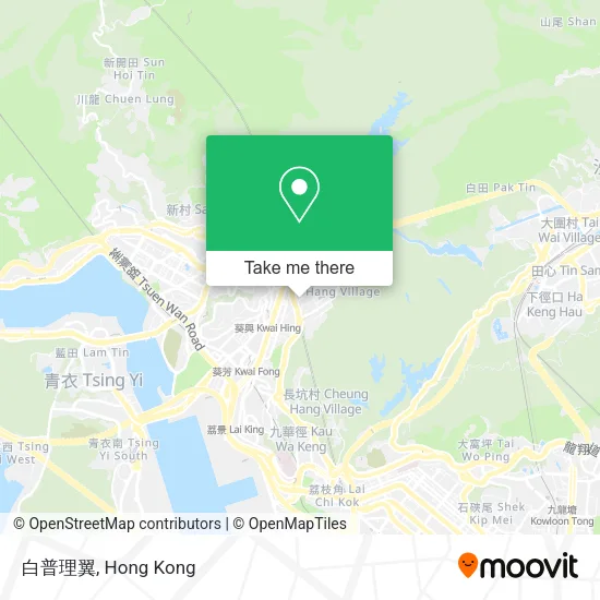 白普理翼地圖