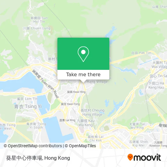葵星中心停車場地圖