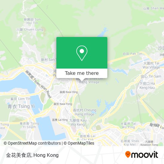 金花美食店 map