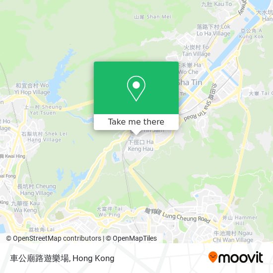 車公廟路遊樂場 map