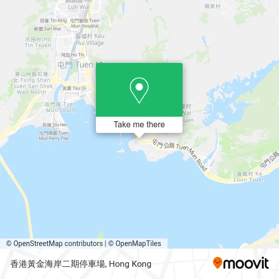 香港黃金海岸二期停車場 map