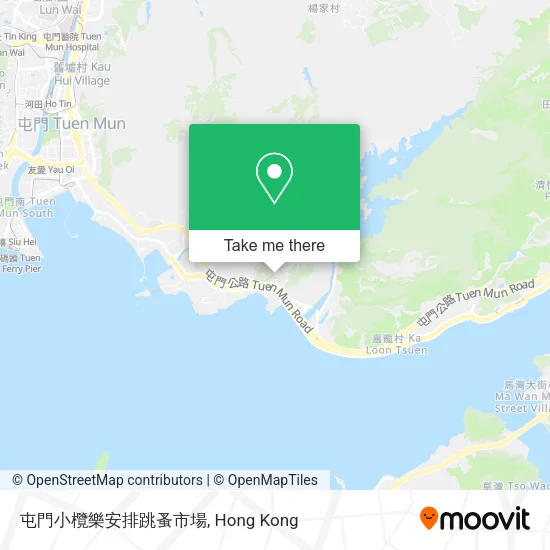 屯門小欖樂安排跳蚤市場地圖