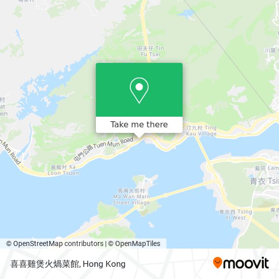 喜喜雞煲火煱菜館 map