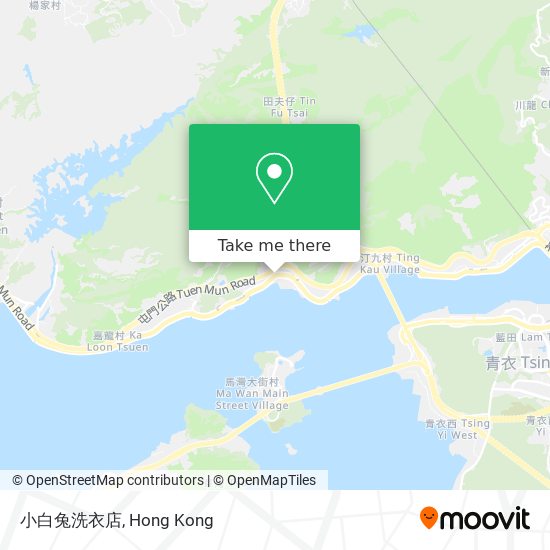 小白兔洗衣店 map