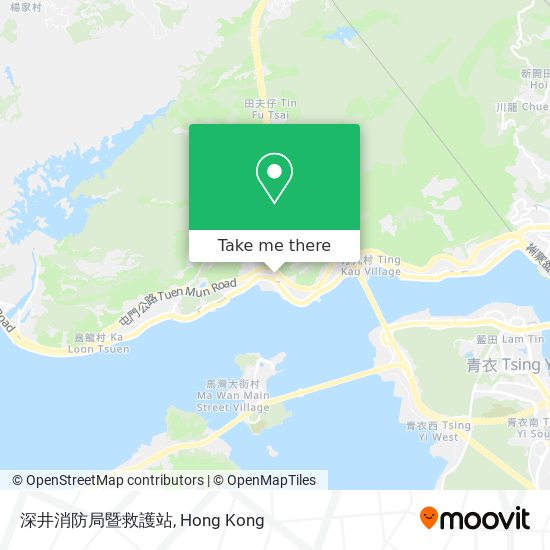 深井消防局暨救護站 map