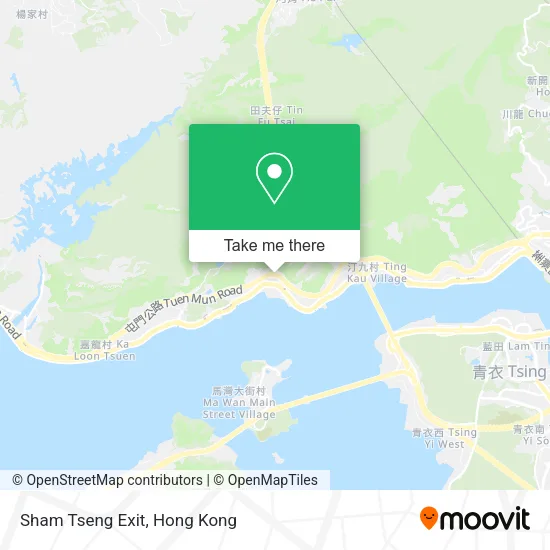 Sham Tseng Exit map