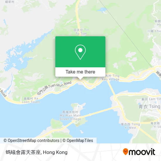 螞蟻會露天茶座 map