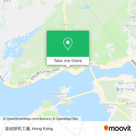 嘉頓餅乾工廠 map