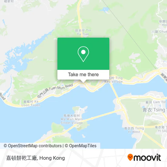 嘉頓餅乾工廠 map