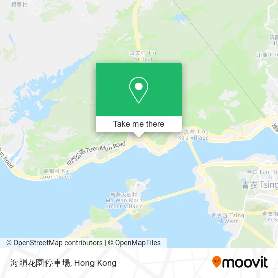 海韻花園停車場地圖