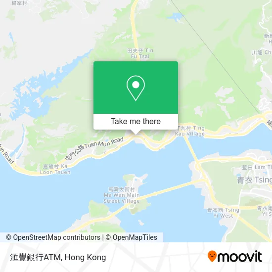 滙豐銀行ATM map