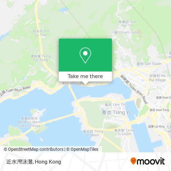 近水灣泳灘地圖