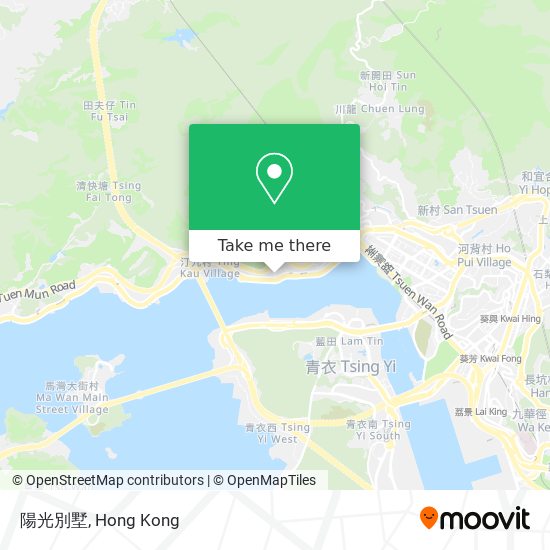 陽光別墅地圖