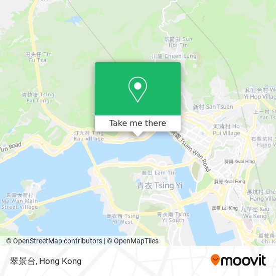 翠景台地圖