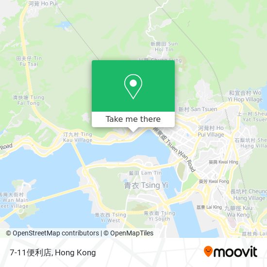 7-11便利店 map