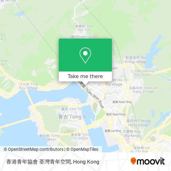 香港青年協會 荃灣青年空間地圖