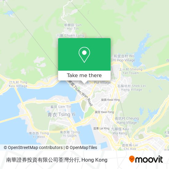 南華證券投資有限公司荃灣分行 map