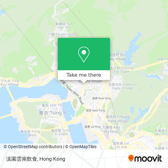 滇園雲南飲食 map