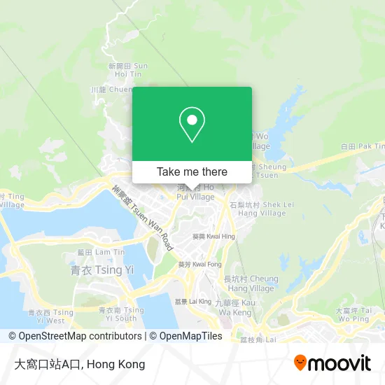 大窩口站A口 map