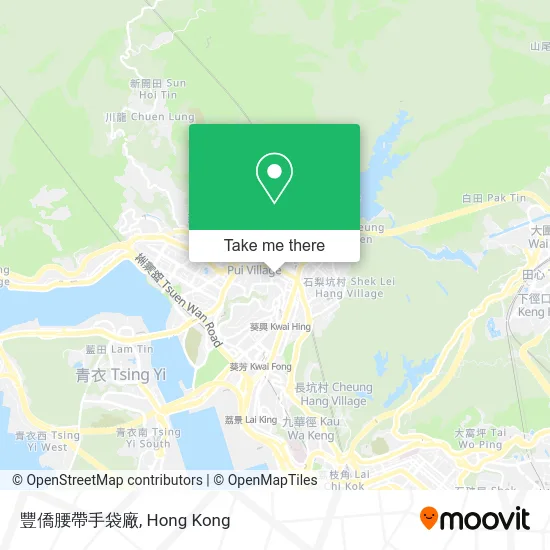 豐僑腰帶手袋廠 map