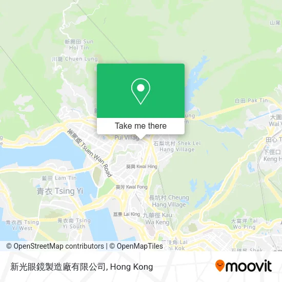 新光眼鏡製造廠有限公司地圖