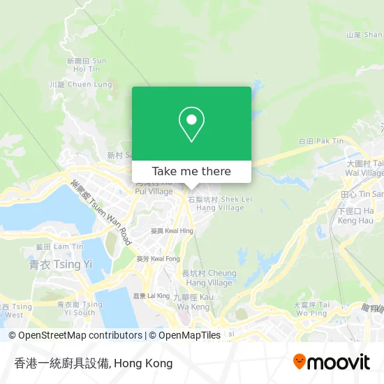 香港一統廚具設備地圖