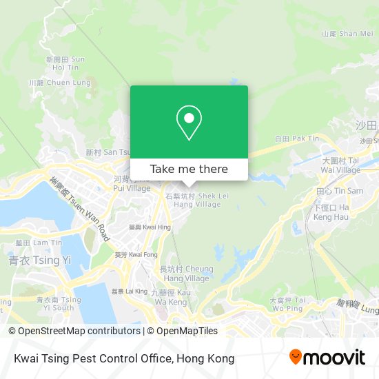 Kwai Tsing Pest Control Office地圖