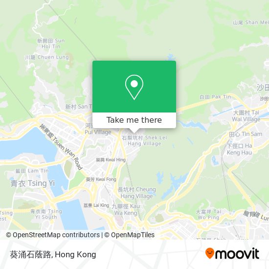 葵涌石蔭路 map